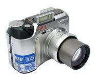Olympus C-725 ULTRA Zoom - 3,34 mil. bodů, zoom optický 8x / digitální 3x + C-6AC síťový zdroj  - Digital Camera