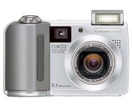 Olympus C-55 Zoom - 5,3 mil. bodů, zoom optický 5x / digitální 4x - Digital Camera
