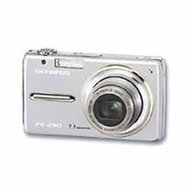 Olympus FE-280 Zoom stříbrný (silver), CCD 8 Mpx, 3x zoom, 2.5" LCD, Li-Ion, xD, face detection - Digital Camera