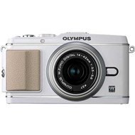OLYMPUS E-P3 + Objektiv 14-42mm II R white/ silver - Digital Camera