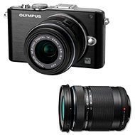 OLYMPUS E-PL3 + Objektivy 14-42mm II R + 40-150mm black/ black - Digital Camera