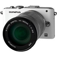 OLYMPUS E-PL3 + Objektiv 14-150mm white/ silver - Digital Camera