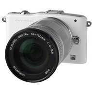 OLYMPUS E-PM1 + objektiv 14-150mm white/ silver - Digital Camera