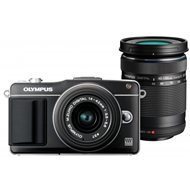 Olympus PEN PEN E-PM2 + objektiv 14-42mm II R + 40-150mm R black/ black - Digital Camera