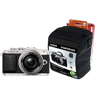 Olympus PEN E-PL7 silver + 14-42mm Pancake Zoom + Olympus Starter Kit for free - Digital Camera