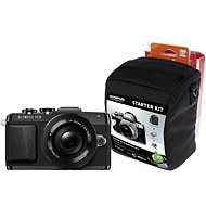 Olympus PEN E-PL7 black + 14-42mm Pancake Zoom Lens + Free Olympus Starter Kit - Digital Camera