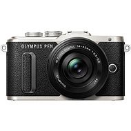 Olympus PEN E-PL8 - black + 14-42 mm EZ ED Pancake Lens - black + Olympus Starter Kit - Digital Camera