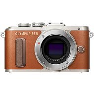 Olympus PEN E-PL8 telo hnedé - Digitálny fotoaparát