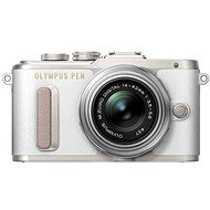 Olympus PEN E-PL8 - fehér + lencse ED 14-42 II R ezüst - Digitális fényképezőgép