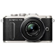 Olympus PEN E-PL8 schwarz + ED 14-42 II R schwarze Linse - Digitalkamera