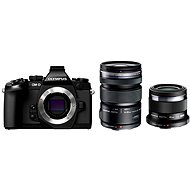 Olympus E-M1 black + 12-50 mm + 45 mm + battery grip  - Digital Camera