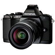 Olympus E-M5 Power Kit + objektiv 12-50mm black/ black - Digital Camera