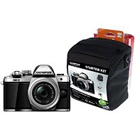 Olympus E-M10 Mark II silver / silver + 14-42mm II R + Olympus Starter Kit - Digital Camera