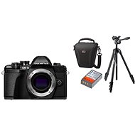 Olympus E-M10 Mark III Black + 14-42 II R Black + 40-150mm R Black + Olympus Starter Kit - Digital Camera