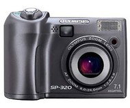 Olympus SP-320, CCD 7 Mpx, 3x zoom, 2.5" LCD, 2x AA, xD - Digital Camera