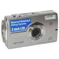 Olympus SP-700 UltraZoom - stříbrná (silver), 6,0 mil. bodů, zoom optický 3x / digitální 4x, interní - Digital Camera