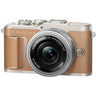 Olympus PEN E-PL9 barna + M.Zuiko 14-42mm - Digitális fényképezőgép