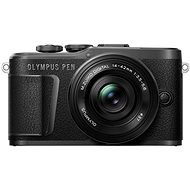 Olympus PEN E-PL10 fekete + ED 14-42 mm f/3.5-5.6 EZ fekete - Digitális fényképezőgép