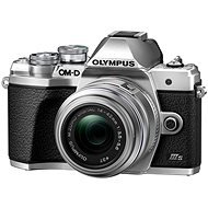 Olympus OM-D E-M10 Mark III S + 14–42 mm f/3.5–5.6 II R ezüst - Digitális fényképezőgép