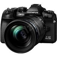 Olympus E-M1 Mark III Body + 12-40mm Lens, Black/Black - Digital Camera