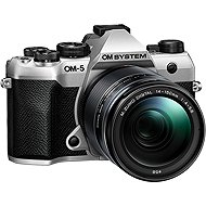 OM SYSTEM OM-5 II body silver + M. Zuiko Digital 14-150mm F4-5.6 II PRO lens - Digital Camera
