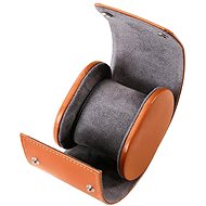 OLEVS Europe Leather watch case beige - Watch Box