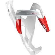 Elite Custom Race Plus, Glossy White/Red - Bicycle Drink Holder