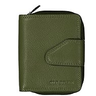 Old River Small leather wallet, green - Wallet