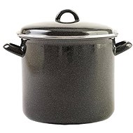 Olymp Pot with lid 24 cm, 9 l, black granite - Pot
