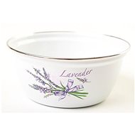 Olymp Lavender, enamel bowl 22 cm, 2 l - Small Bowl