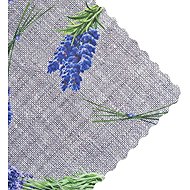 Olzatex Teflon tablecloth print Lavender lettering 100 × 140 - Tablecloth