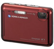 Konica Minolta DiMAGE X1 červený (red), 8.3mil., 3x opt. / 4x digit. zoom - Digital Camera