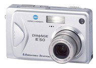 Konica Minolta DiMAGE E50, 5.2mil., 3x opt. / 4x digit. zoom - stříbrný (silver) - Digital Camera
