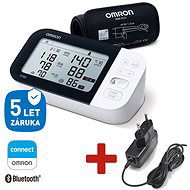 OMRON M7 Intelli IT s AFIB a bluetooth připojením +ZDROJ (SET), 5let záruka - Tlakoměr