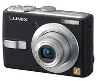 Panasonic LUMIX DMC-LS75EG-K černý (black), CCD 7,38 Mpx, 3x zoom, 2.5" LCD, 2x AA, SD/ MMC, stabili - Digital Camera