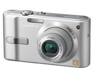 Panasonic LUMIX DMC-FX10EG-S střírný (silver), CCD 6 Mpx, 3x zoom, 2.5" LCD, Li-Ion, SD/ MMC, stabil - Digital Camera