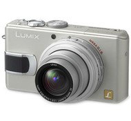 Panasonic LUMIX DMC-LX1EG-S stříbrný (silver), CCD 8 Mpx, 4x zoom, 2.5" LCD, Li-Ion, SD/ MMC, stabil - Digital Camera