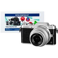 Panasonic LUMIX DMC-GF7 Silver + 12-32mm Lens + Alza Photo Starter Kit - Digital Camera