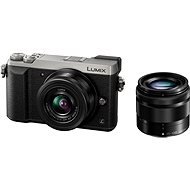 Panasonic LUMIX DMC-GX80 strieborný + objektív 12–32 mm + objektív 35–100 mm - Digitálny fotoaparát