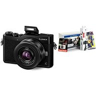 Panasonic LUMIX DMC-GX800 black + 12-32mm lens + Alza Photo Starter Kit 32GB - Digital Camera