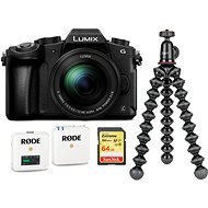 Panasonic LUMIX DMC-G80 + Lumix G Vario 12-60 mm f/3.5-5.6 ASPH. Power O.I.S. - Vlogger Kit 2 - Digitális fényképezőgép