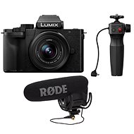 Panasonic LUMIX G100 + Lumix G Vario 12-32mm f/3.5-5.6 ASPH. Mega O.I.S. + Tripod DMW-SHGR1 + Rode - Digital Camera