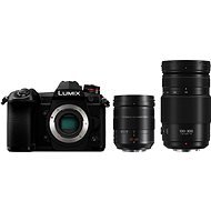 Panasonic LUMIX DC-G9 + Leica 12–60 mm f/2,8 – 4,0 ASPH Power OIS čierny+ Lumix G Vario 100 – 300 mm f/4,0 - Digitálny fotoaparát