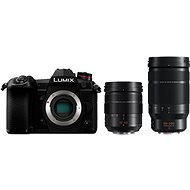 Panasonic LUMIX DC-G9 + Leica 12-60mm f/2.8-4.0 ASPH Power OIS, fekete + Leica DG Elmarit 50-200mm f/2 - Digitális fényképezőgép