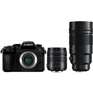 Panasonic LUMIX DC-G90 + Lumix G Vario 14 mm - 140 mm schwarz + Panasonic Leica DG Elmarit 200 mm f/ - Digitalkamera