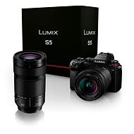 Panasonic Lumix DC-S5 + S 20-60 mm F3.5-5.6 + S 70-300 mm F4.5-5.6 MACRO O.I.S. - Digitális fényképezőgép