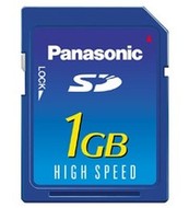 Panasonic Secure Digital 1GB - Memory Card