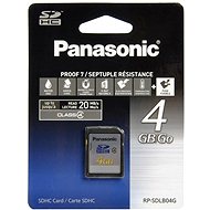 Panasonic SDHC 4GB Class 4 Blue - Speicherkarte