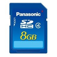 Panasonic SDHC 8GB Class 4 Blue - Speicherkarte
