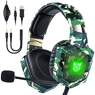 Onikuma K8 Camou Green - Gaming Headphones